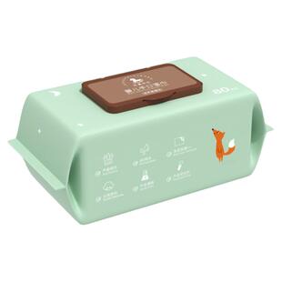 天真贝比婴儿手口湿巾大包装湿纸巾儿童宝宝专用家用带盖加大加厚