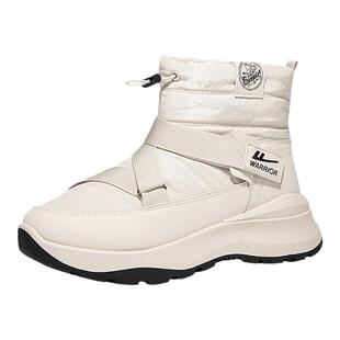 回力雪地靴男款冬季加绒加厚保暖鞋子男款防寒东北厚底棉鞋户外鞋