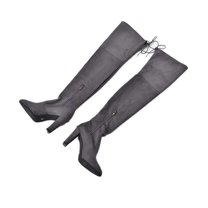 Woman Winter High heels2025女鞋Women Long Boots Ladies Shoes