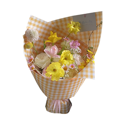 芯苼原创小花格·包装纸