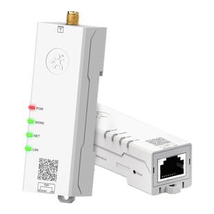 有人4G工业级路由器免插卡异地组网口红小体积Cat4无线全网通企业高速联网模块小尺寸导轨定位孔USR-DR185