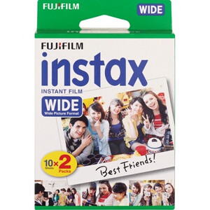 fujifilm富士立拍立得相纸instax300wide宽幅白边立拍得胶片