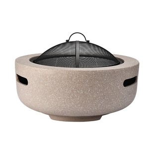 原始人围炉煮茶庭院烤火炉烧炭盆器具全套烧烤炉家用2025新款炉子