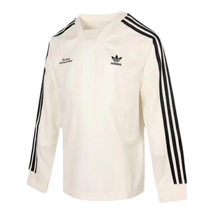 adidas/阿迪达斯三叶草男大童圆领亲肤百搭长袖套头卫衣T恤JM4674