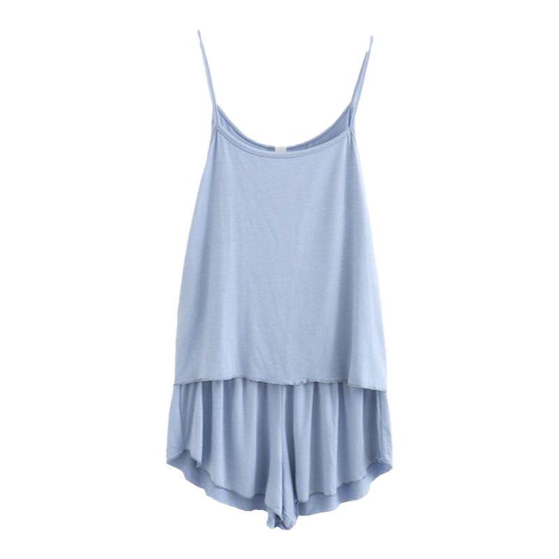带胸垫莫代尔家居服睡衣两件套