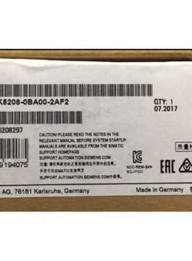 议价西门子交换机6GK5208-0BA00-2AF2全新6GK52080BA002AF2原装现