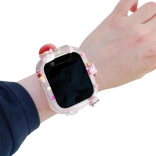 适用米兔儿童电话手表7A保护壳5c表带6c透明S1表套7卡通DIY保护套7x/c7a钢化膜6/6x外壳手表壳男女孩学生