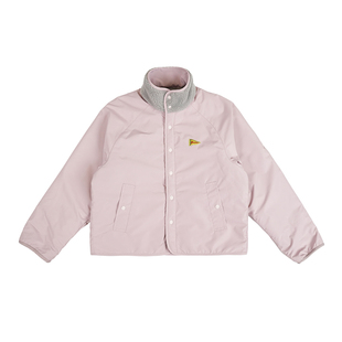 梨小闲原创女童两面穿摇粒绒立领保暖外套秋冬新款中大童外套