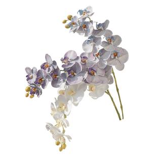 米子家居蝴蝶兰仿真花仿生花束假花摆设客厅插花餐桌高档装饰花卉