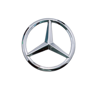 适用奔驰方向盘车标c级260L E级A级GLC300L GLA200 CLA GLS标志贴