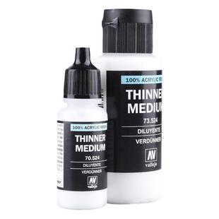 西班牙AV vallejo模型稀释剂 71161 手涂系列环保水性漆专用