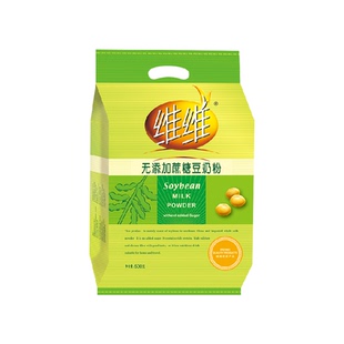 维维豆奶粉无添加蔗糖豆奶粉500g/袋独立小包装营养早餐粉
