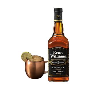 爱威廉斯波本威士忌黑标Evan Williams750ml美国原装进口洋酒烈酒