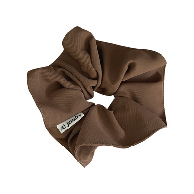 法式纯色布艺大肠发圈女头绳头花