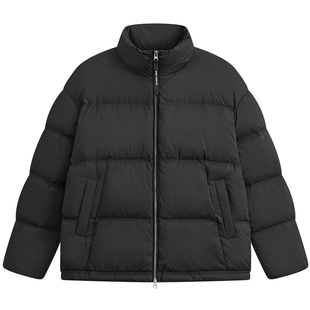 MODE COMMUTER | MC防泼水雾面轻薄梭织基础三道绗立领短款羽绒服