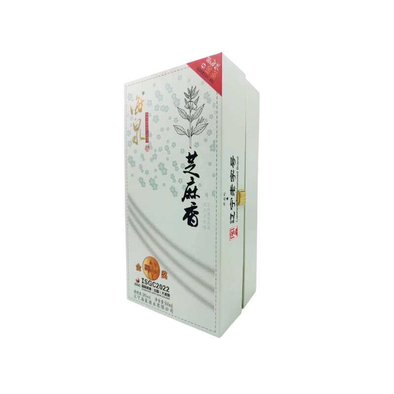 纯粮酿造海泉芝麻香38度礼盒白酒