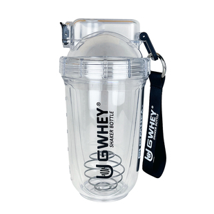 tritan摇摇杯防漏健身杯子刻度男女新款GWHEY搅拌蛋白粉运动水杯