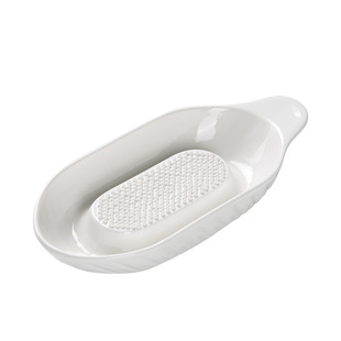 磨姜泥神器姜 蒜 泥姜蓉末山葵研磨碗婴儿宝宝辅食陶瓷研磨器家用