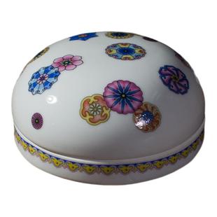 景德镇陶瓷印泥盒专业书法篆刻大号仿古矮边瓷缸防磕碰创意瓷盒