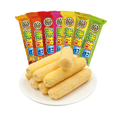 徐福记米格玛夹心米果卷解馋零食