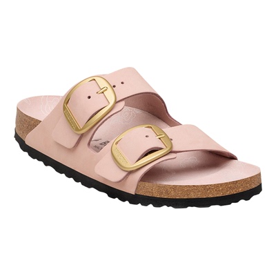 BIRKENSTOCK勃肯牛巴革双带拖鞋
