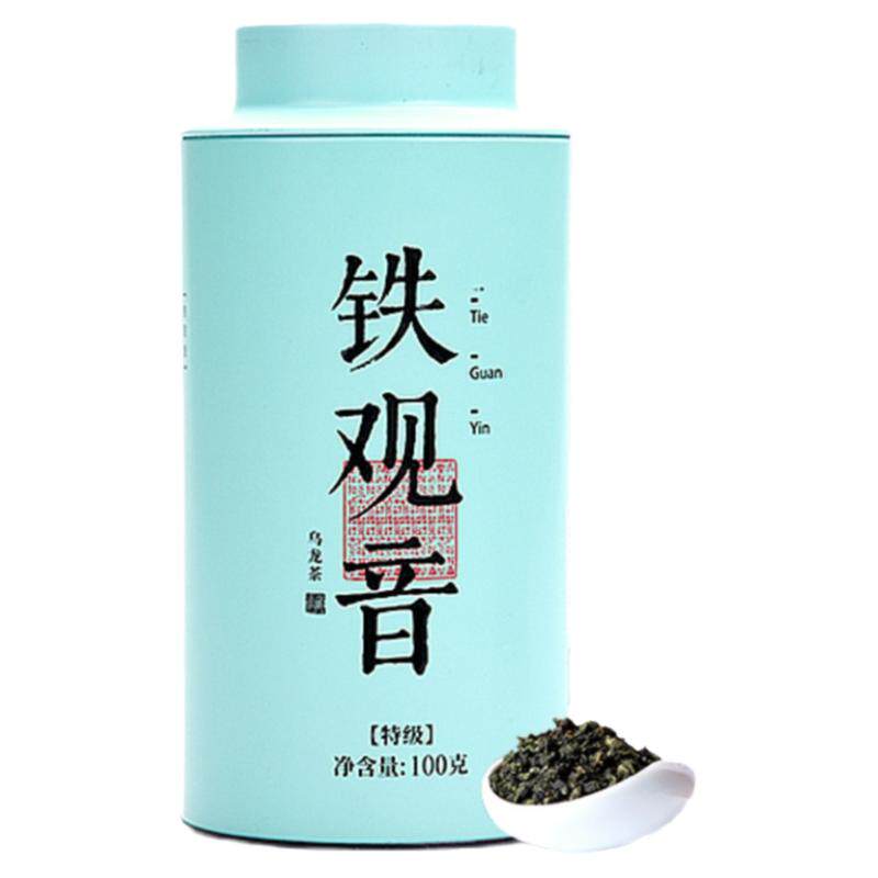 开古铁罐装铁观音大红袍乌龙茶