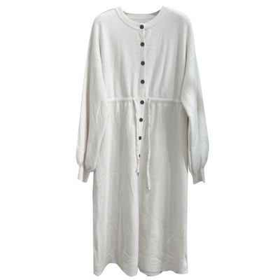 孕妇圆领针织毛衣裙十月妈咪