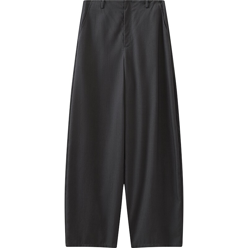 【商场同款】播26夏新品休闲裤女高腰显瘦阔腿裤BDT2KD1946