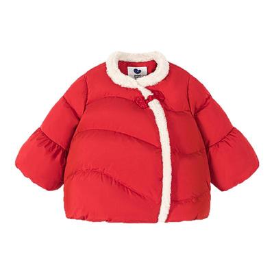 女童羽绒服新中式外套甜美儿童