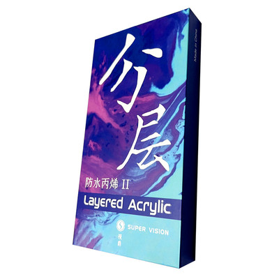 视爵防水丙烯分层色20色水彩颜料