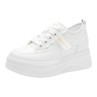 大东厚底增高小白鞋女款春季2026新款鞋子女小个子显高运动休闲鞋