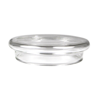 食品级透明水杯盖 无铅马克杯茶杯玻璃盖子 高硼硅茶壶防尘盖提手