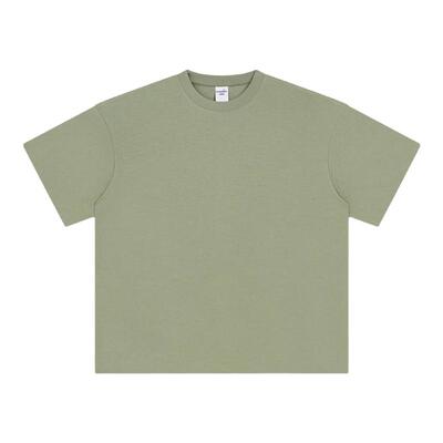 ice冰皮fabric凉感速干运动短袖t恤230G垂感掉肩高街纯色打底tee