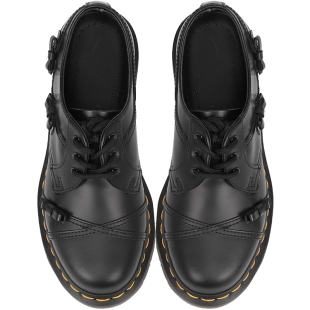 疯家自制 bow蝴蝶结马丁靴鞋女厚底quad单鞋可爱英伦bex小皮