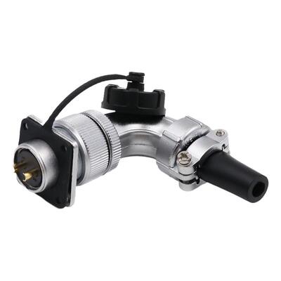 航空插头弯插头ts连接器方座