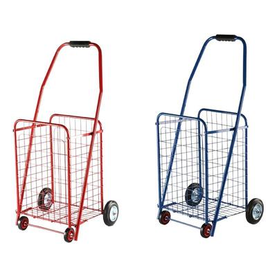 可折叠碳钢买菜小拉车便携购物车