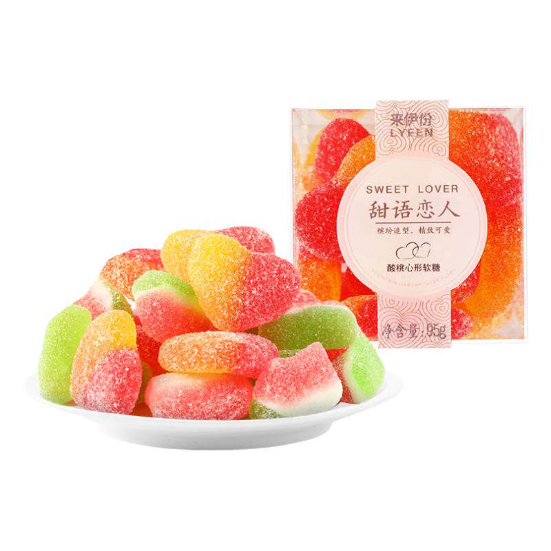 来伊份甜语恋人软糖95g水果QQ糖