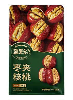 疆果乐枣夹核桃独立包装280g