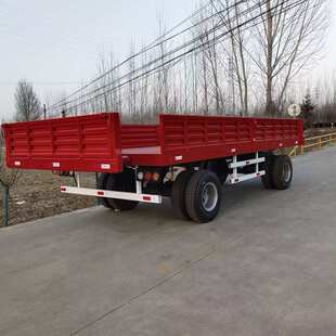 20吨箱板拖车设备 可伸缩箱板农用拖挂车工具车 载物运输物料车