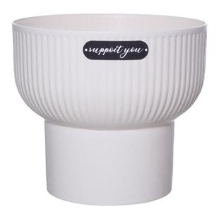 蝴蝶兰专用花盆塑料北欧风高脚简约艺术家用冬青绿植花卉兰花花盆