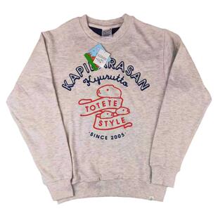 KAPIBARASAN出口日本水豚君水獭君系列正品联名款ins休闲套头卫衣