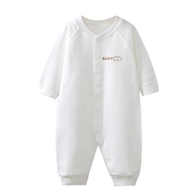 妙童岛婴儿春秋纯棉无骨连体衣