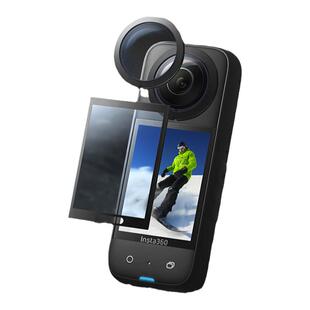 Tanxce适用影石Insta360X3镜头保护钢化玻璃保护镜高清钢化膜全景运动相机insta360x3屏幕膜防刮防爆贴膜配件
