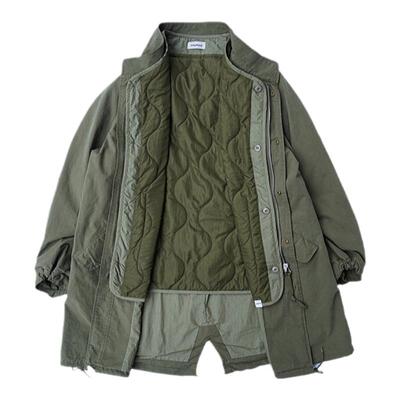 INDIGOHOOD复古派克大衣中长款