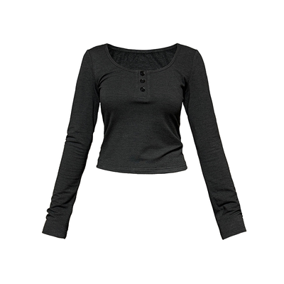 JCAESAR HENRY SLEEVE 半圆亨利领长袖 亲肤 合体版型 WOMEN系列