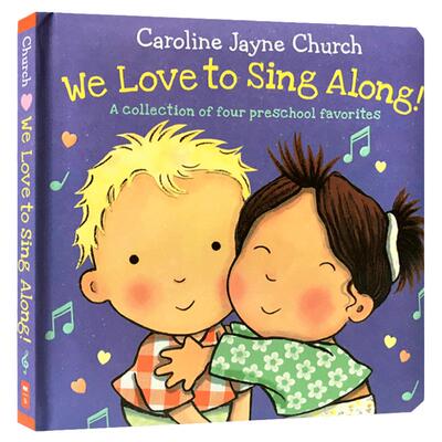 歌谣绘本纸板书英文原版