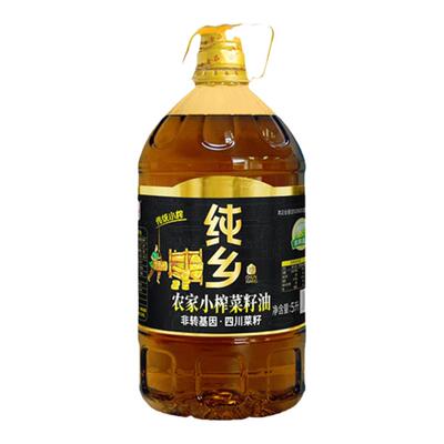 四川菜籽油现榨浓香新油农家小榨