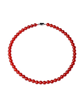 宫里上新本命年天然红玛瑙项链