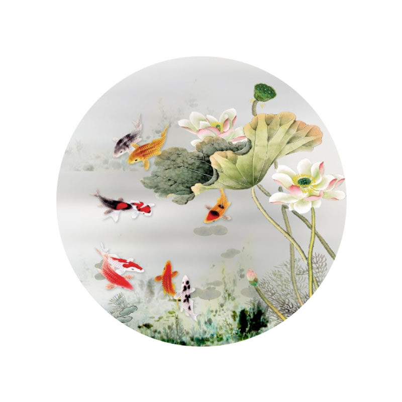 现代装饰画定制画芯新中式