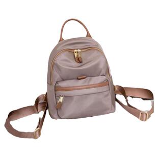 欧美时尚休闲洋气小背包女2025新款防泼水方形夹层暗袋轻便双肩包